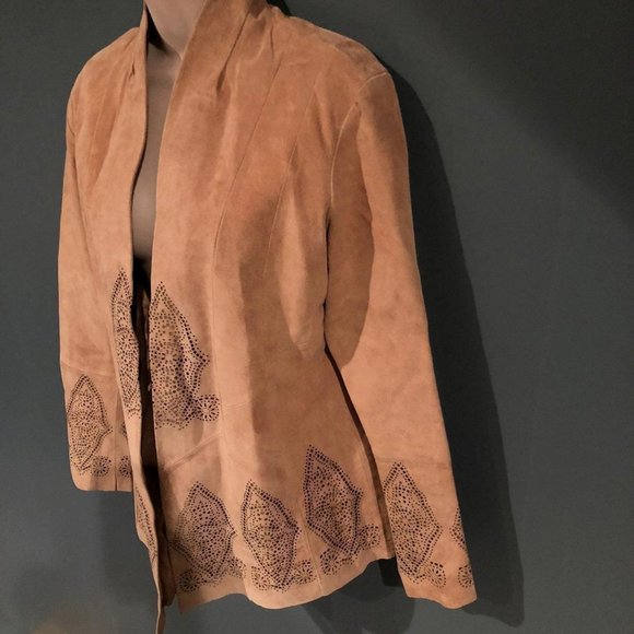 Margaret Godfrey Suede Leather Jacket - Picture 2 of 9